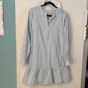 LOFT SEERSUCKER SHIRT DRESS